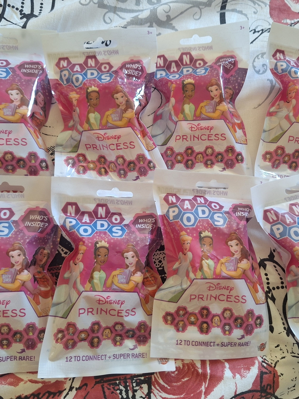 Disney Princess Nano Pods Blind Bags - Pink and Purple Packaging